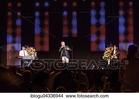 Picture - The Austrian pop singer Nik P. live at the 16th Schlager Nacht in Lucerne, Switzerland, Europe. Fotosearch