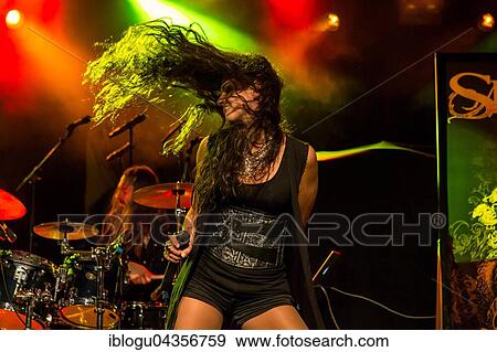 The Austrian Symphonic-Metal-Band Serenity with singer Georg Neuhauser and singer Natascha Koch live in the Schüür Lucerne, Switzerland, Europe View Large Photo Image Stock Photo - The Austrian Symphonic-Metal-Band Serenity with singer Georg Neuhauser and singer Natascha Koch live in the Schüür Lucerne, Switzerland, Europe. Fotosearch