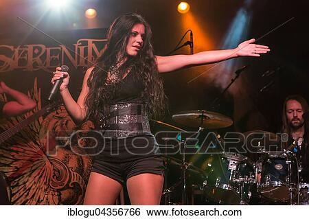 The Austrian Symphonic-Metal-Band Serenity with singer Georg Neuhauser and singer Natascha Koch live in the Schüür Lucerne, Switzerland, Europe View Large Photo Image Stock Photograph - The Austrian Symphonic-Metal-Band Serenity with singer Georg Neuhauser and singer Natascha Koch live in the Schüür Lucerne, Switzerland, Europe. Fotosearch