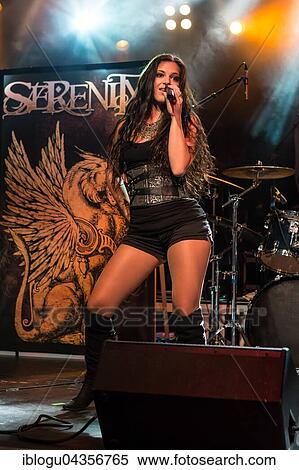 The Austrian Symphonic-Metal-Band Serenity with singer Georg Neuhauser and singer Natascha Koch live in the Schüür Lucerne, Switzerland, Europe View Large Photo Image Stock Photography - The Austrian Symphonic-Metal-Band Serenity with singer Georg Neuhauser and singer Natascha Koch live in the Schüür Lucerne, Switzerland, Europe. Fotosearch