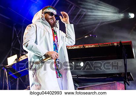 Stock Image - The British band Rudimental live at the 26th Heitere Open Air in Zofingen, Aargau, Switzerland, Europe. Fotosearch