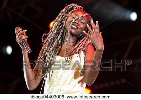 Stock Photography - The British band Rudimental live at the 26th Heitere Open Air in Zofingen, Aargau, Switzerland, Europe. Fotosearch