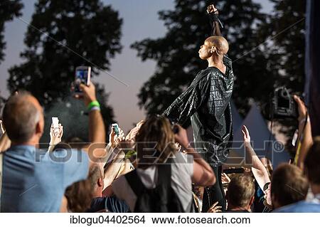 The British band Skunk Anansie with singer Deborah Anne Dyer alias Skin live at the 26th Heitere Open Air in Zofingen, Aargau, Switzerland, Europe View Large Photo Image Picture - The British band Skunk Anansie with singer Deborah Anne Dyer alias Skin live at the 26th Heitere Open Air in Zofingen, Aargau, Switzerland, Europe. Fotosearch