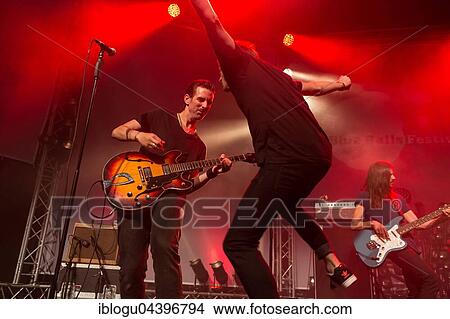 The British bluesrock band The Temperance Movement live at the Blue Balls Festival Lucerne, Switzerland Phil Campbell, vocals Paul Sayer, guitar Nick Fyffe, bass Damon Wilson, drums View Large Photo Image Picture - The British bluesrock band The Temperance Movement live at the Blue Balls Festival Lucerne, Switzerland Phil Campbell, vocals Paul Sayer, guitar Nick Fyffe, bass Damon Wilson, drums. Fotosearch
