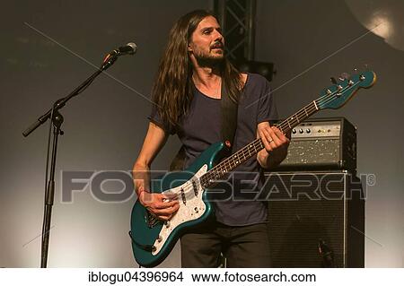 Picture - The British bluesrock band The Temperance Movement live at the Blue Balls Festival Lucerne, Switzerland Phil Campbell, vocals Paul Sayer, guitar Nick Fyffe, bass Damon Wilson, drums. Fotosearch