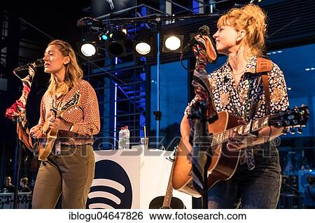 The British musician duo Sound of the Sirens with Abbe Martin and Hannah Wood live at the 25th Blue Balls Festival in Lucerne, Switzerland, Europe View Large Photo Image Stock Photograph - The British musician duo Sound of the Sirens with Abbe Martin and Hannah Wood live at the 25th Blue Balls Festival in Lucerne, Switzerland, Europe. Fotosearch