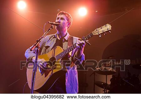 Stock Image - The British singer and songwriter Jamie Lawson live at the Blue Balls Festival Lucerne, Switzerland, Europe. Fotosearch