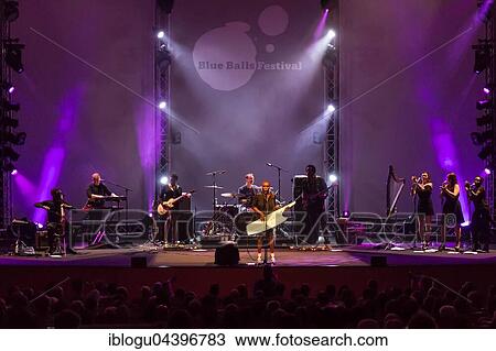 Stock Image - The British soul pop singer Laura Mvula live at the Blue Balls Festival Lucerne, Switzerland, Europe. Fotosearch
