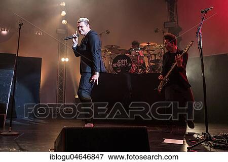Stock Photo - The British soul singer John Newman live at the 25th Blue Balls Festival in Lucerne, Switzerland, Europe. Fotosearch
