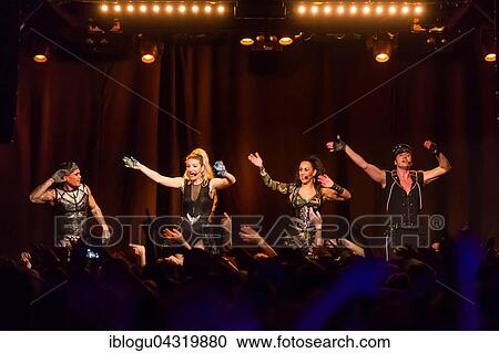 Stock Image - The Dutch Eurodance-Band Vengaboys live in the Schüür Lucerne, Switzerland, Europe. Fotosearch