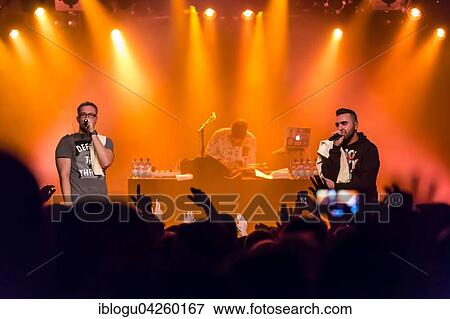 Stock Photo - The German-Lebanese rapper MoTrip live at the Schüür Lucerne, Switzerland, Europe. Fotosearch