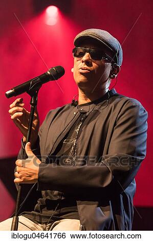 Stock Photograph - The German soul and R&B singer Xavier Naidoo live at the 25th Blue Balls Festival in Lucerne, Switzerland, Europe. Fotosearch