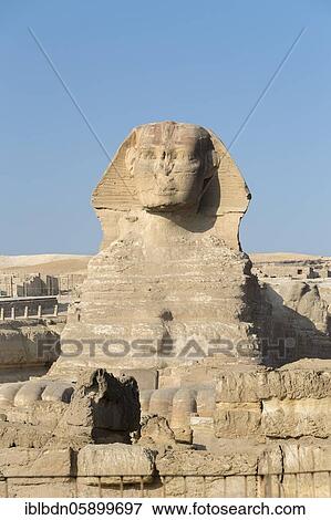 Stock Photo - The great Sphinx, Giza, Cairo, Egypt, Africa. Fotosearch