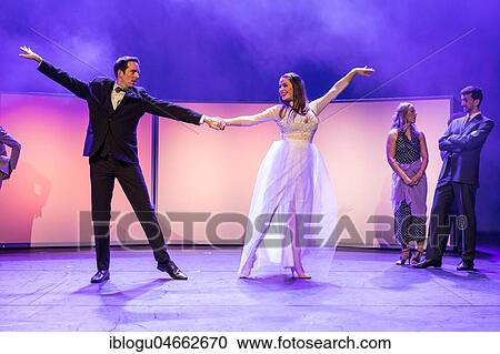 The leading actors Christian Sollberger as Julian and Maren Kern as Laura at the musical 95 - Ninety-Five live at Le Théâtre im Gersag, Emmen, Lucerne, Switzerland, Europe View Large Photo Image Stock Image - The leading actors Christian Sollberger as Julian and Maren Kern as Laura at the musical 95 - Ninety-Five live at Le Théâtre im Gersag, Emmen, Lucerne, Switzerland, Europe. Fotosearch