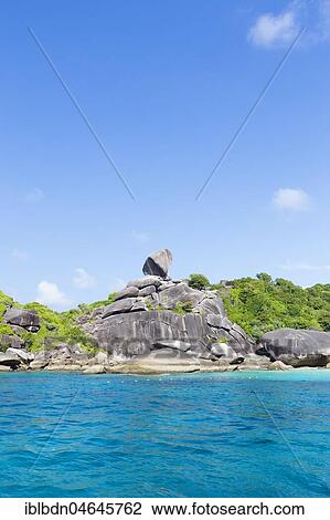 The sail rock, Ko Similan, Mu Ko Similan National Park, Similan Islands, Phang Nga province, Thailand, Asia View Large Photo Image Stock Image - The sail rock, Ko Similan, Mu Ko Similan National Park, Similan Islands, Phang Nga province, Thailand, Asia. Fotosearch