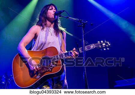 Picture - The Scottish singer and songwriter KT Tunstall live at the Blue Balls Festival Lucerne, Switzerland, Europe. Fotosearch