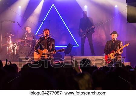 Stock Photo - The Swiss Band 77 Bombay Street live at Schüür Luzern, Switzerland, Europe. Fotosearch