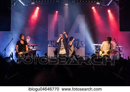 Stock Image - The Swiss band Dada Ante Portas live in the Schüür Lucerne, Switzerland, Europe. Fotosearch
