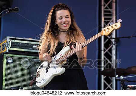The Swiss band Mama Jefferson with singer Vanja Vukelic, guitarist Silvan Gerhard and drummer Mattia Ferrari, live at the 25th Blue Balls Festival in Lucerne, Switzerland, Europe View Large Photo Image Stock Image - The Swiss band Mama Jefferson with singer Vanja Vukelic, guitarist Silvan Gerhard and drummer Mattia Ferrari, live at the 25th Blue Balls Festival in Lucerne, Switzerland, Europe. Fotosearch