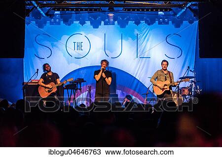 Stock Image - The Swiss band The Souls live at the Schüür Lucerne, Switzerland, Europe. Fotosearch