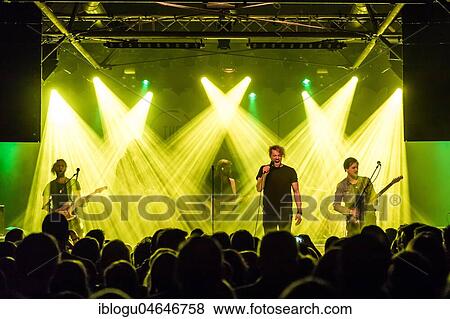 Stock Photo - The Swiss band The Souls live at the Schüür Lucerne, Switzerland, Europe. Fotosearch
