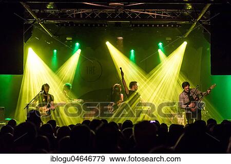 Stock Photo - The Swiss band The Souls live at the Schüür Lucerne, Switzerland, Europe. Fotosearch