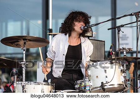 The Swiss musician duo Me + Marie with Maria de Val and Roland Scandella live at the 25th Blue Balls Festival in Lucerne, Switzerland, Europe View Large Photo Image Stock Image - The Swiss musician duo Me + Marie with Maria de Val and Roland Scandella live at the 25th Blue Balls Festival in Lucerne, Switzerland, Europe. Fotosearch