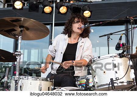 The Swiss musician duo Me + Marie with Maria de Val and Roland Scandella live at the 25th Blue Balls Festival in Lucerne, Switzerland, Europe View Large Photo Image Stock Image - The Swiss musician duo Me + Marie with Maria de Val and Roland Scandella live at the 25th Blue Balls Festival in Lucerne, Switzerland, Europe. Fotosearch