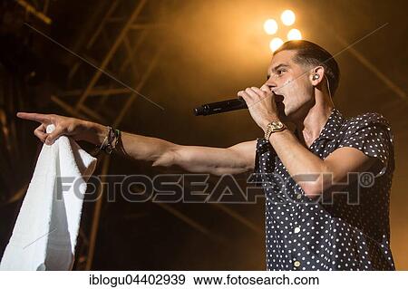 Stock Photo - The US-American rapper Gerald Earl Gillum alias G-Eazy live at the 26th Heitere Open Air in Zofingen, Aargau, Switzerland, Europe. Fotosearch
