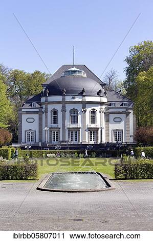 Stock Image - Theater im Park, spa garden, Bad Oeynhausen, East Westphalia, North Rhine-Westphalia, Germany, Europe. Fotosearch