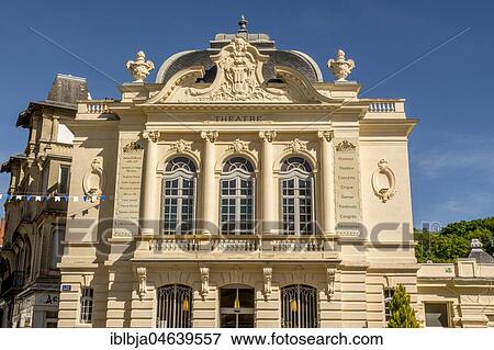Stock Photo - Theatre of Chatel-Guyon, Puy de Dome, Auvergne, France, Europe. Fotosearch