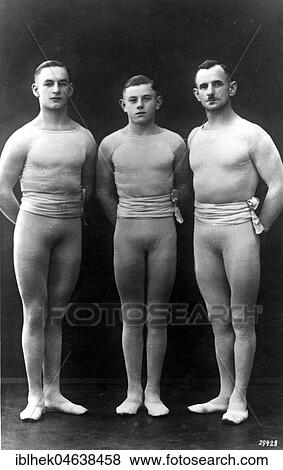 Stock Photo - Three artists, ca. 1940, 1940s, exact location unknown, Germany, Europe. Fotosearch