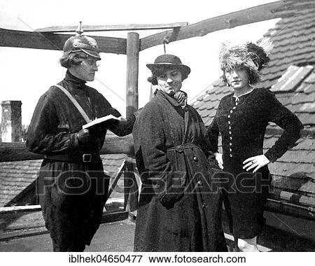 Three woman, woman playing a policewoman, 1930s, Germany, Europe View Large Photo Image Stock Photo - Three woman, woman playing a policewoman, 1930s, Germany, Europe. Fotosearch