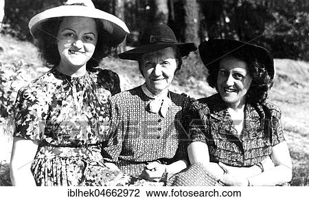 Three Women, Two Generations, Mother with Daughters, 1930s, Germany, Europe View Large Photo Image Stock Image - Three Women, Two Generations, Mother with Daughters, 1930s, Germany, Europe. Fotosearch