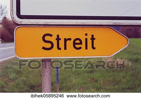 Traffic sign, Place Streit, Germany, Europe View Large Photo Image Stock Photograph - Traffic sign, Place Streit, Germany, Europe. Fotosearch