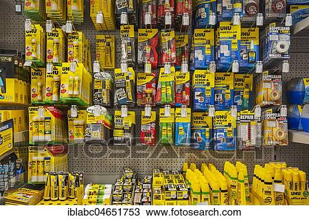 Various adhesives on shelves, hardware store, interior, Bavaria, Germany, Europe View Large Photo Image Stock Image - Various adhesives on shelves, hardware store, interior, Bavaria, Germany, Europe. Fotosearch