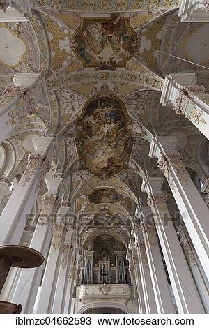 Vaulted ceiling with frescoes by the Asam brothers, at the back organ loft, Heilig-Geist-Kirche, 1724/30 baroque style church, Munich, Bavaria, Upper Bavaria, Germany, Europe View Large Photo Image Stock Image - Vaulted ceiling with frescoes by the Asam brothers, at the back organ loft, Heilig-Geist-Kirche, 1724/30 baroque style church, Munich, Bavaria, Upper Bavaria, Germany, Europe. Fotosearch