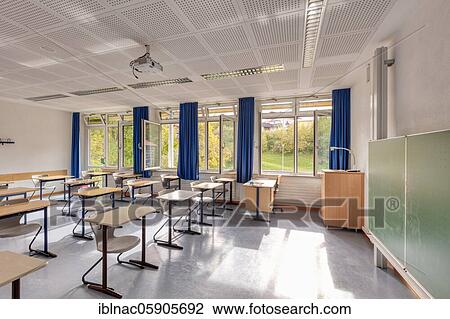 Stock Image - Ventilation in schools, Corona, Bavaria, Germany, Europe. Fotosearch