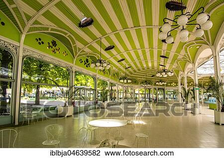 Stock Image - Vichy spa Halle des Sources, Vichy, Allier, France, Europe. Fotosearch