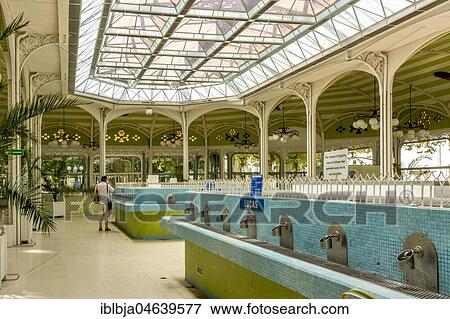 Vichy spa Halle des Sources, Vichy, Allier, France, Europe View Large Photo Image Stock Photo - Vichy spa Halle des Sources, Vichy, Allier, France, Europe. Fotosearch