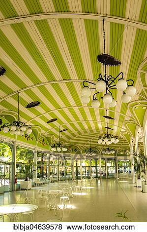 Stock Photo - Vichy spa Halle des Sources, Vichy, Allier, France, Europe. Fotosearch