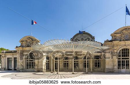 Vichy, the Opera glass canopy, Opera, Allier department, Auvergne-Rhone-Alpes, France, Europe View Large Photo Image Stock Photography - Vichy, the Opera glass canopy, Opera, Allier department, Auvergne-Rhone-Alpes, France, Europe. Fotosearch