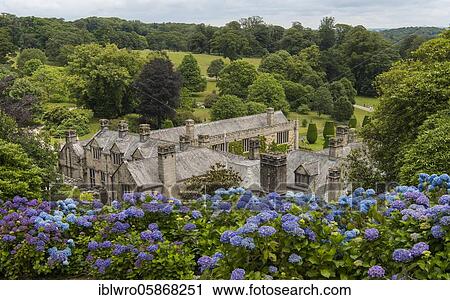 Victorian Lanhydrock House with gardens, National Trust, Bodmin, Cornwall, UK View Large Photo Image Stock Image - Victorian Lanhydrock House with gardens, National Trust, Bodmin, Cornwall, UK. Fotosearch
