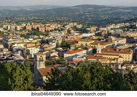 View from Castello Monforte to Campobasso with Church of San Bartolomeo and Cathedral, Campobasso, Molise, Italy, Europe View Large Photo Image Stock Image - View from Castello Monforte to Campobasso with Church of San Bartolomeo and Cathedral, Campobasso, Molise, Italy, Europe. Fotosearch