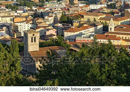 View from Castello Monforte to Campobasso with Church of San Bartolomeo and Cathedral, Campobasso, Molise, Italy, Europe View Large Photo Image Stock Image - View from Castello Monforte to Campobasso with Church of San Bartolomeo and Cathedral, Campobasso, Molise, Italy, Europe. Fotosearch