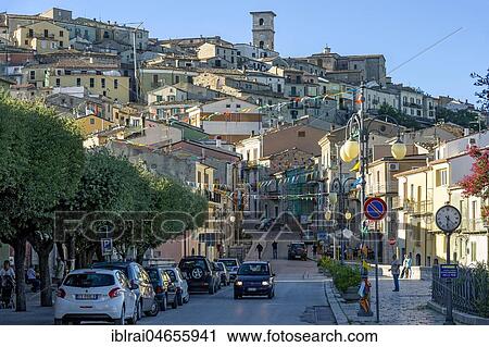 View from Piazza Fontana to the Old Town, Trivento, Molise, Italy, Europe View Large Photo Image Stock Image - View from Piazza Fontana to the Old Town, Trivento, Molise, Italy, Europe. Fotosearch