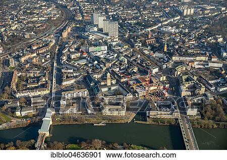 View of city centre with river Ruhr, Mülheim an der Ruhr, Ruhr area, North Rhine-Westphalia, Germany, Europe View Large Photo Image Stock Image - View of city centre with river Ruhr, Mülheim an der Ruhr, Ruhr area, North Rhine-Westphalia, Germany, Europe. Fotosearch