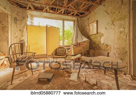 Waiting room, Lost Place, Urologist Villa, Hesse, Germany, Europe View Large Photo Image Stock Photo - Waiting room, Lost Place, Urologist Villa, Hesse, Germany, Europe. Fotosearch