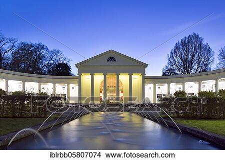 Wandelhalle in the spa garden, Bad Oeynhausen, East Westphalia, North Rhine-Westphalia, Germany, Europe View Large Photo Image Picture - Wandelhalle in the spa garden, Bad Oeynhausen, East Westphalia, North Rhine-Westphalia, Germany, Europe. Fotosearch