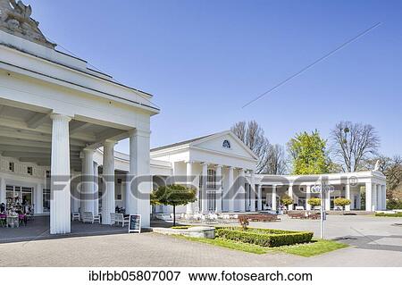 Wandelhalle in the spa garden, Bad Oeynhausen, East Westphalia, North Rhine-Westphalia, Germany, Europe View Large Photo Image Stock Photo - Wandelhalle in the spa garden, Bad Oeynhausen, East Westphalia, North Rhine-Westphalia, Germany, Europe. Fotosearch